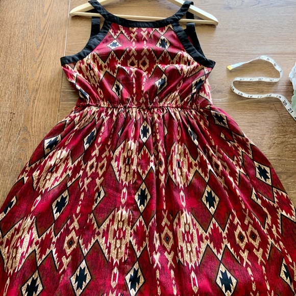 Band of Gypsies Print Dress with Pockets, Medium - Picture 4 of 5